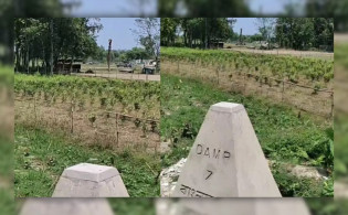 বিজিবির বাধার মুখে মাটি কাটা বন্ধ করল বিএসএফ