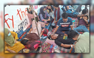 প্রায় ২৮ ঘণ্টা অনশনে চট্টগ্রাম বিশ্ববিদ্যালয়ের ৯ শিক্ষার্থী