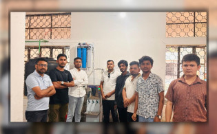 শিক্ষার্থীদের জন্য পানির ফিল্টার দিলেন ঢাবি ছাত্রদল নেতা
