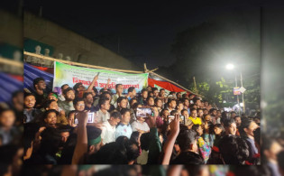 ঢাবিতে একসাথে জাতীয় সংগীত গাইল ছাত্রদল-বাগছাস-বাম
