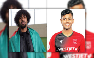 হামজা-শমিতের অভিষেক উপলক্ষে নতুন হোম জার্সি উন্মোচন করল বাফুফে