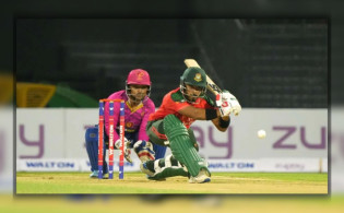 ইমনের রেকর্ড গড়া সেঞ্চুরিতে বাংলাদেশের রানের পাহাড়