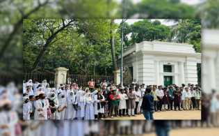 হাইকোর্টের সামনে কারিগরি শিক্ষার্থীদের অবস্থান