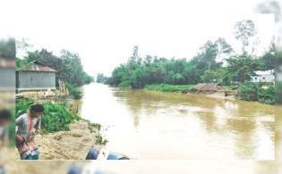 শেরপুরে নদীর পানি অস্বাভাবিক বৃদ্ধি,বন্যার আশঙ্কা