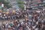 বৃষ্টি উপেক্ষা করে শাহবাগ অবরোধ