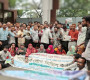 ‘কালাকানুন’-এর বিরুদ্ধে সচিবালয়ে কর্মচারীদের বিক্ষোভ