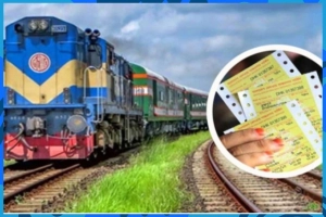 ঈদে ট্রেনে ফিরতি যাত্রার টিকিট বিক্রি চলছে