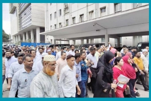 ফের বিক্ষোভে উত্তাল সচিবালয়