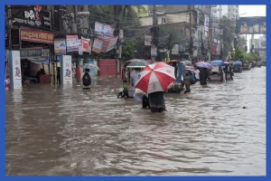 ফেনীতে বাঁধ ভাঙন, ৩০ গ্রাম প্লাবিত