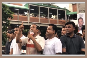 অন্তর্বর্তী সরকারের বিরুদ্ধে কর্মসূচির হুঁশিয়ারি রাকিবের