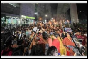 রাজধানীতে এনসিপির মশাল মিছিল