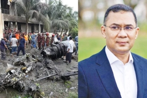 মাইলস্টোন ট্র্যাজেডি : নিহতদের পরিবারের খোঁজ নিচ্ছেন তারেক রহমান