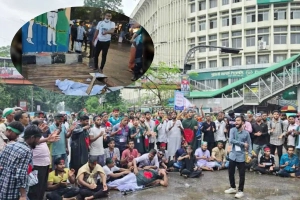 শাহবাগে জুলাই যোদ্ধাদের এক গ্রুপকে আরেক গ্রুপের ধাওয়া, সংঘর্ষ