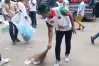 সমাবেশ শেষে পরিচ্ছন্নতার দৃষ্টান্ত স্থাপনে ছাত্রদল