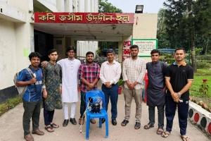 ঢাবির হলে ইলেকট্রিক সাইকেল পাম্পার স্থাপন করলেন শিক্ষার্থী