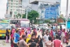 কুড়িলে ফের সড়ক অবরোধ, বন্ধ যান চলাচল