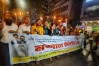 নুরের ওপর হামলাকারীদের বিচারের দাবিতে রাজধানীতে মশাল মিছিল