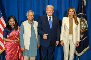 ট্রাম্প-ইউনূস সাক্ষাতের ছবি প্রকাশ করল প্রেস উইং