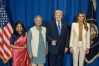 ট্রাম্প ও মেলানিয়ার সঙ্গে ড. ইউনূস ও মেয়ে দীনা