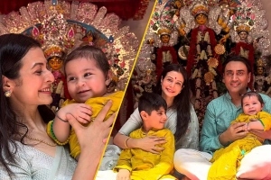 দুর্গাপূজায় ভক্তদের সারপ্রাইজ দিলেন কোয়েল মল্লিক