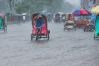 ঢাকায় টানা বর্ষণে বিপর্যস্ত নগরজীবন