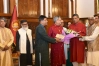 হিন্দু ধর্মাবলম্বীদের সঙ্গে রাষ্ট্রপতির শুভেচ্ছা বিনিময়