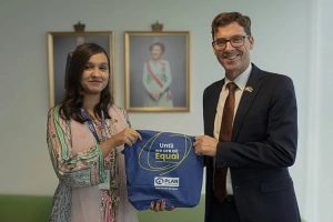 একদিনের জন্য নরওয়ের রাষ্ট্রদূত হলেন বাংলাদেশের তরুণী সাদিয়া