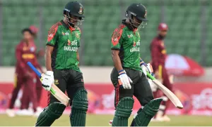 ওয়েস্ট ইন্ডিজের বিপক্ষে ২০৭ রানে অলআউট বাংলাদেশ