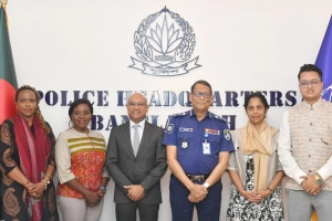 আইজিপির সঙ্গে কমনওয়েলথ প্রতিনিধিদলের সৌজন্য সাক্ষাৎ