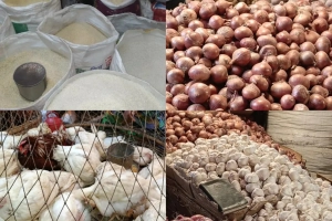 পেঁয়াজের দাম বেড়ে ১২০ টাকা, কমছে চালের দাম