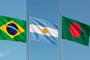 ঢাকায় কবে মুখোমুখি হবে ব্রাজিল, আর্জেন্টিনা-বাংলাদেশ: দেখুন সময়সূচি