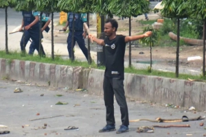 আবু সাঈদ হত্যাকাণ্ডে জবানবন্দি দিচ্ছেন পুলিশের নায়েক