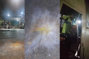 রাজধানীর তিন এলাকায় ককটেল বিস্ফোর'ণ ও বাসে আগুন