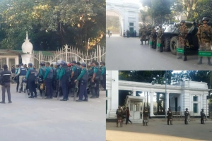 শেখ হাসিনার রায় ঘিরে আদালতপাড়ায় কঠোর নিরাপত্তা