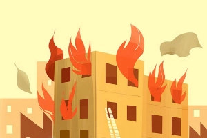 মোহাম্মদপুরে ৬ তলা ভবনে আগুন, নিয়ন্ত্রণে ২ ইউনিট