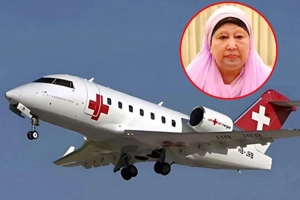 খালেদা জিয়ার ফ্লাইটকে ‘ভিভিআইপি মুভমেন্ট’ ঘোষণা