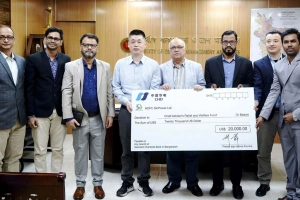 বন্যাদুর্গতদের প্রধান উপদেষ্টার ত্রাণ তহবিল থেকে ২৪ লাখ টাকা অনুদান