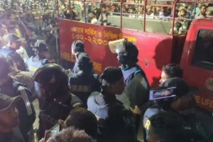 উদীচী শিল্প গোষ্ঠীর কার্যালয়ে অগ্নিসংযোগ