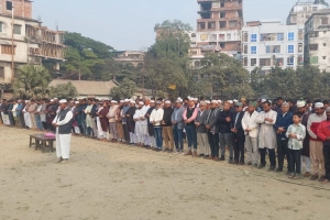 সারা দেশের বিভিন্ন স্থানে হাদির গায়েবানা জানাজা অনুষ্ঠিত