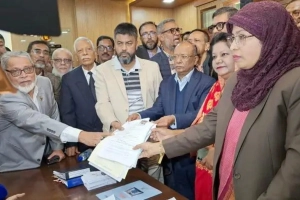 ফেনী-১ আসনে খালেদা জিয়ার পক্ষে মনোনয়নপত্র জমা