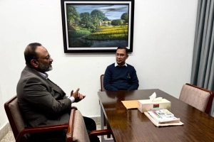 তারেক রহমানের সঙ্গে ঢাবি উপাচার্যের সাক্ষাৎ