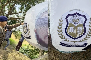 বাংলাদেশ থেকে উড়ে যাওয়া বেলুনে আসামে আতঙ্ক