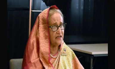 দিল্লিতে প্রেস কনফারেন্সে ৫ দফা দাবি শেখ হাসিনার