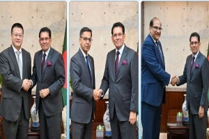 চীন-ভারত-পাকিস্তানের দূতদের সঙ্গে পররাষ্ট্রমন্ত্রীর সাক্ষাৎ অনুষ্ঠিত