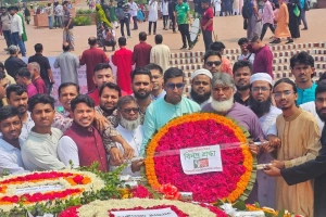 মহান স্বাধীনতা দিবসে জাতীয় স্মৃতিসৌধে এনডিএমের শ্রদ্ধা