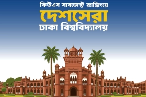 টাইমস হায়ার ও কিউএস র‍্যাঙ্কিংয়ে ঢাবির জয়জয়কার