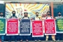 ৬ দফা দাবিতে ঢাবিতে নিষিদ্ধ ছাত্রলীগের মানববন্ধন