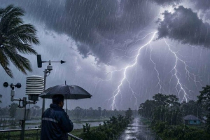 দুপুরের মধ্যে দেশের ১৩ অঞ্চলে বজ্রসহ বৃষ্টির আশঙ্কা