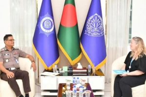 আইজিপির সঙ্গে জাতিসংঘের নিরাপত্তা উপদেষ্টার সাক্ষাৎ