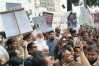সচিবালয়ের সামনে ১১ দলীয় ঐক্যের অবস্থান, পুলিশের বাধায় ঘেরাও কর্মসূচি